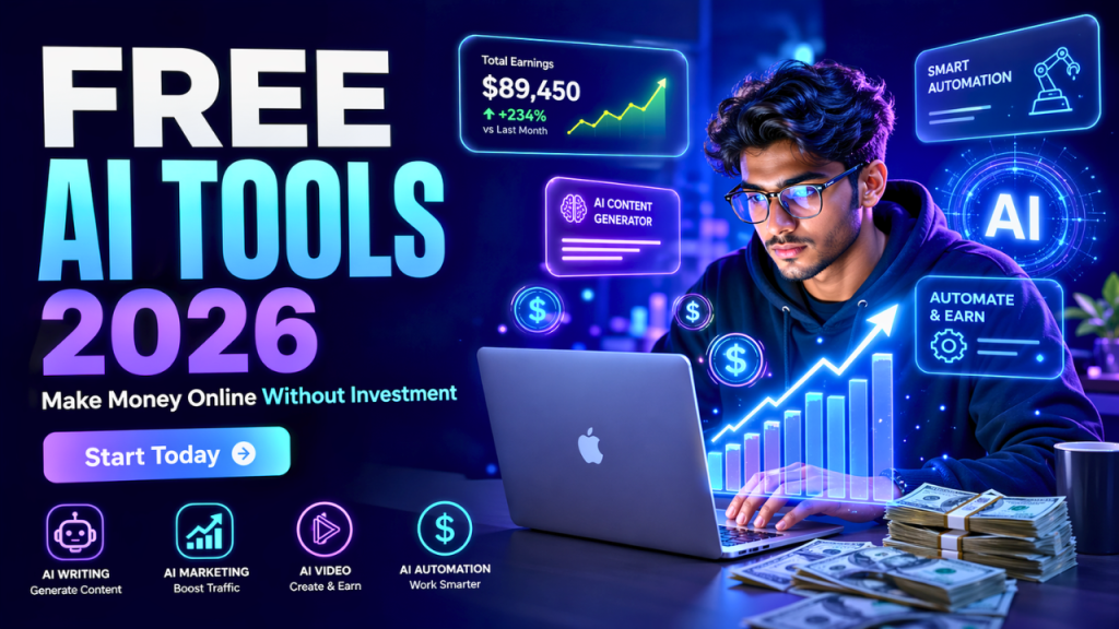 Free Ai Tools For make Money Online