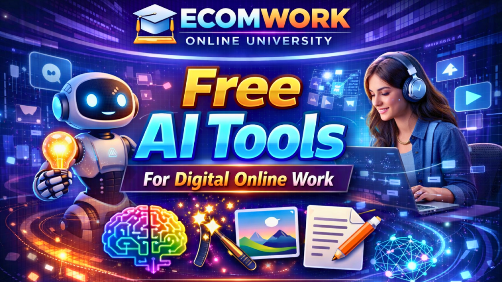 Ecomwork Online University Free Ai Tools For Online Work 