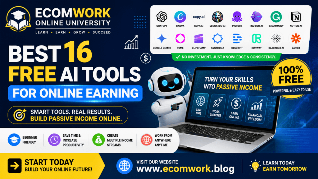 Free Ai Tools For Make Money online 