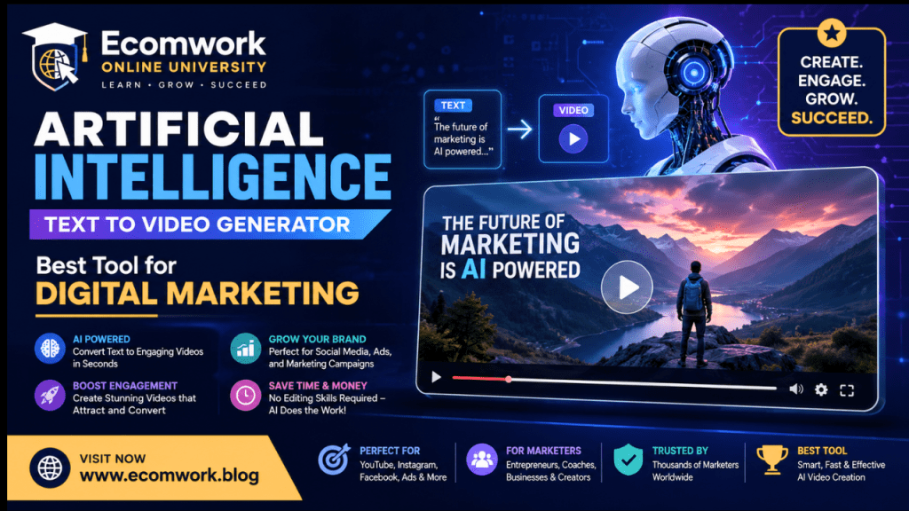 Ai free tools text To video Generation