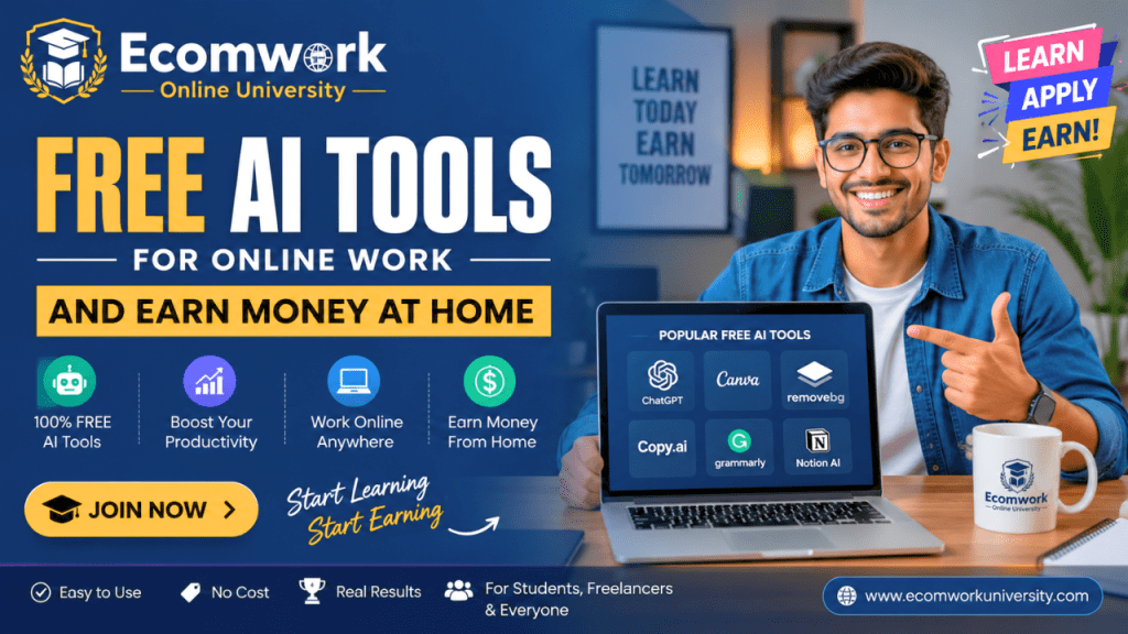 Ecomwork Online University free Best Ai Tools